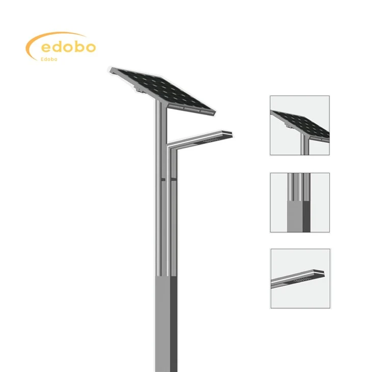 Led Light 80w/120w Solar utcai lámpa lítium elemmel