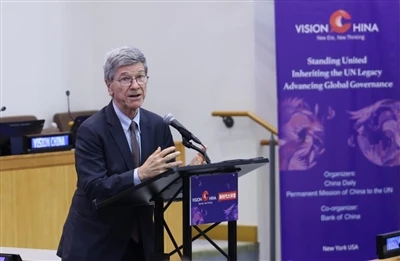 Jeffrey Sachs az ENSZ reformját és a multilateralizmust támogatja a New York-...