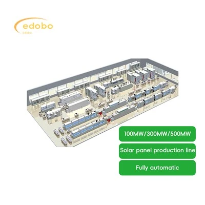 100MW 300MW gyártósor napelem