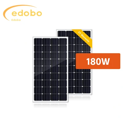 180 W-os monokristályos fotovoltaikus panelek
