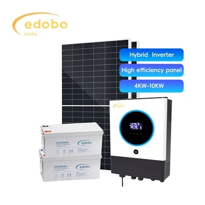 4kw 10kw hibrid inverter napelemes akkumulátor töltéssel