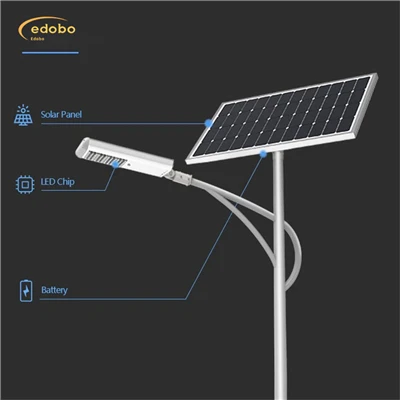 LED utcai lámpa lítium elemmel, napelemes utcai lámpával